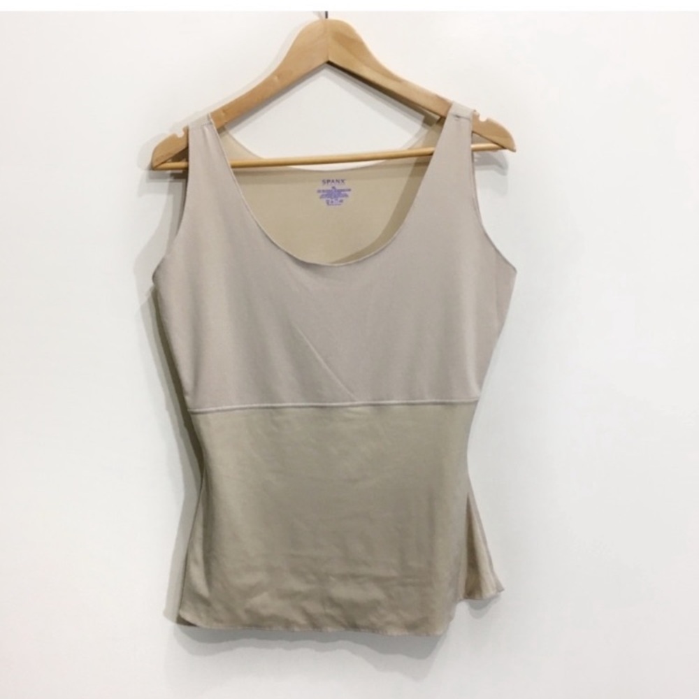 Spanx Size XL Light Compression Shapewear Tank Top Tan